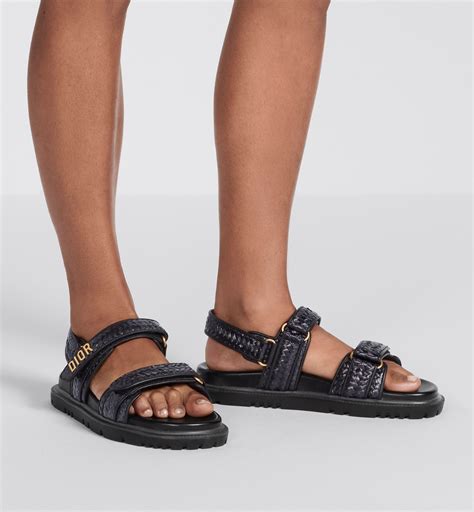 dior sandalen zwart|dior designer sandals.